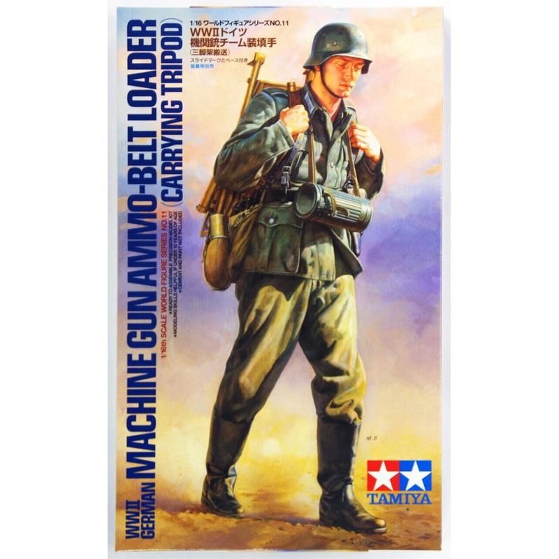 Tamiya 36311 WWII German Machine Gun Ammo-Belt Loader 1/16 Scale Kit Figure