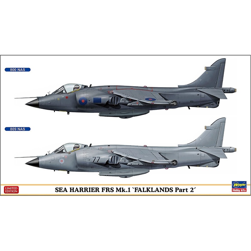 Hasegawa 02253 Sea Harrier FRS Mk.1 ‘Falklands Part 2’ 1/72 scale kit