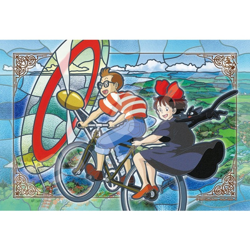 Ensky Frost Art Crystal Jigsaw Puzzle 300-AC037 Kiki’s Delivery Service (300 Pieces)