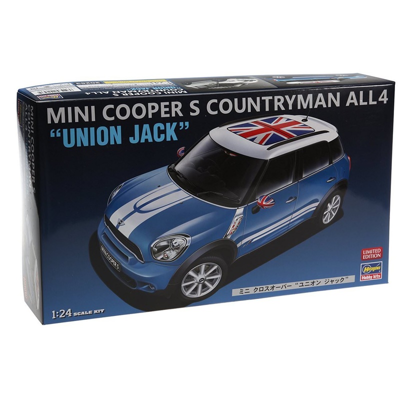 Hasegawa 20253 Mini Cooper S Countryman ALL 4 Unon Jack 1/24 Scale Kit