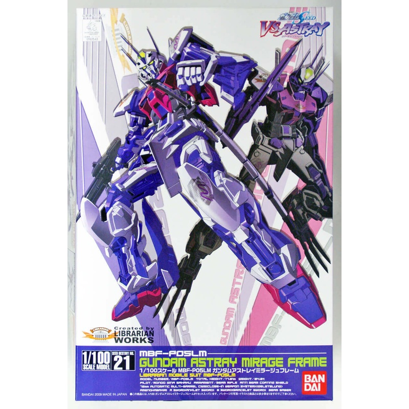 Bandai 605436 HG Gundam Seed Destiny Gundam ASTRAY MIRAGE FRAME 1/100 Scale Kit
