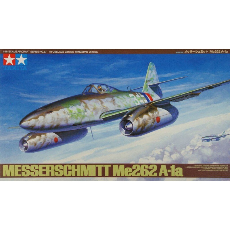 Tamiya 61087 Messerschmitt Me262 A-1a 1/48 Scale Kit