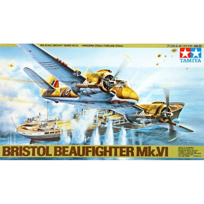 Tamiya 61053 Bristol Beaufighter Nk.VI 1/48 Scale Kit