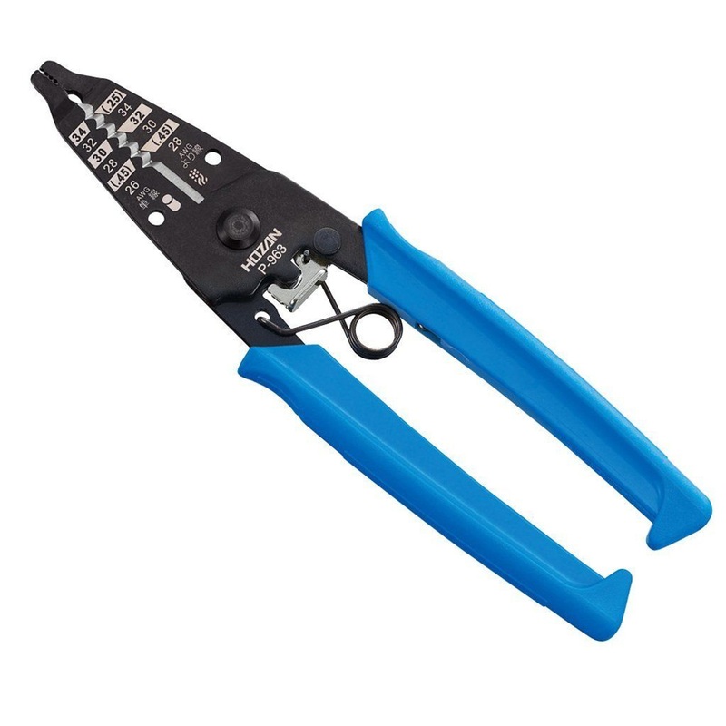 Hozan P-963 WIRE STRIPPERS for AWG size wires