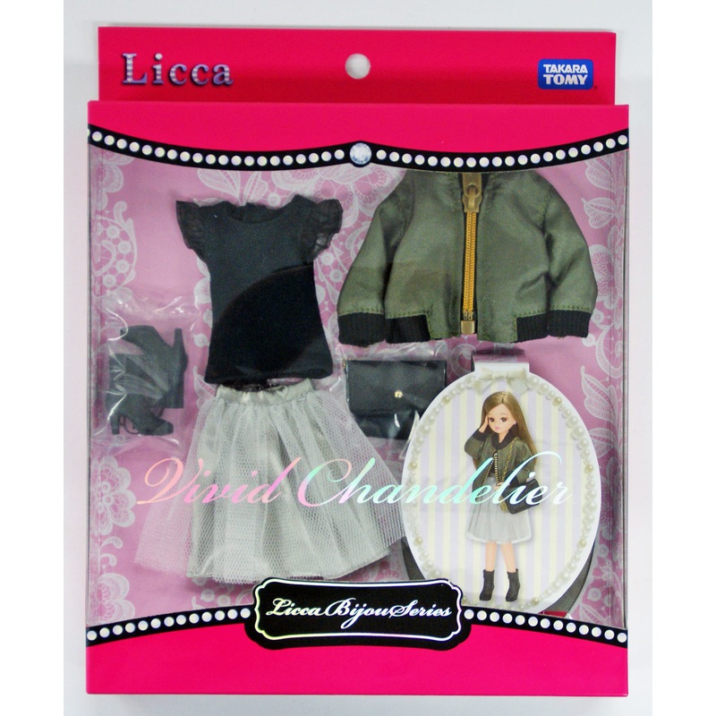 Takara Tomy Licca Doll Bijou Series Dress Set Vivid Chandelier <doll not included> (875857)