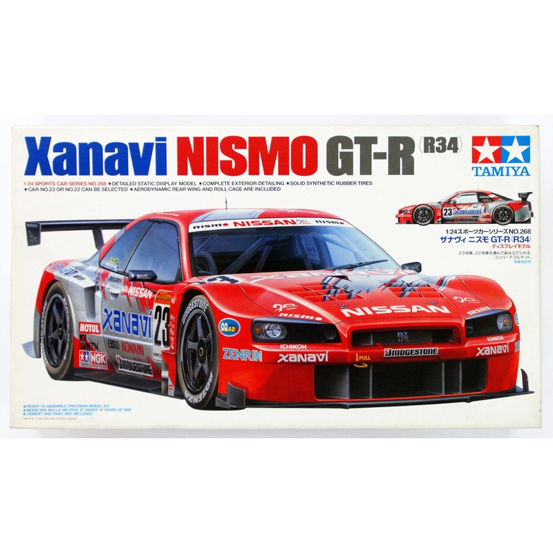 Tamiya 24268 Xanavi Nismo GT-R (R34) 1/24 scale kit