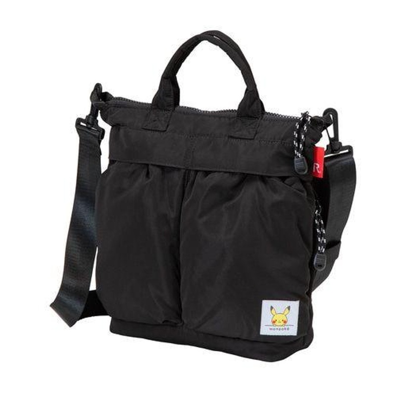 Pokemon Center Monpoke Rootote Square Puff Tote Black