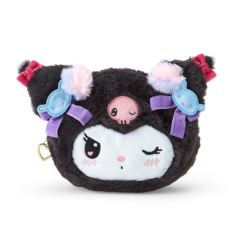Sanrio Kuromi Face-Shaped Pouch (Romikyun Room) 375560
