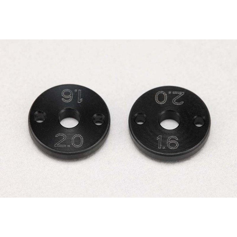 Yokomo Z2-S162A Diameter 1.6×2 Holes Piston (Black) YZ-2/4 For Use With 2.0mm Thick