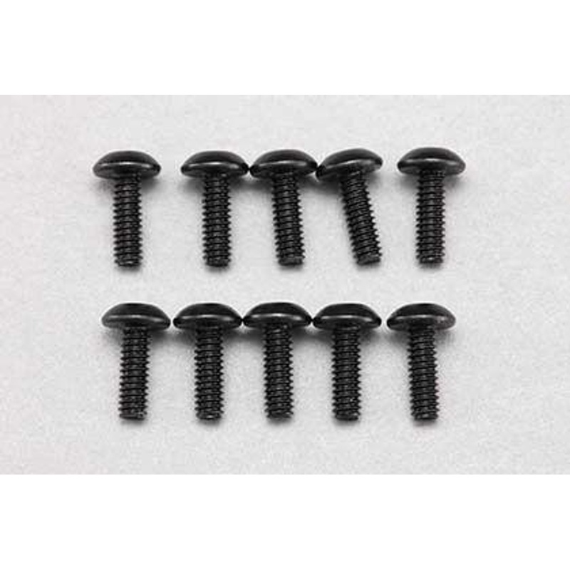 Yokomo ZC-BH26A M2x6mm Button Head Screw Diameter 4.2 Head 10 Pieces