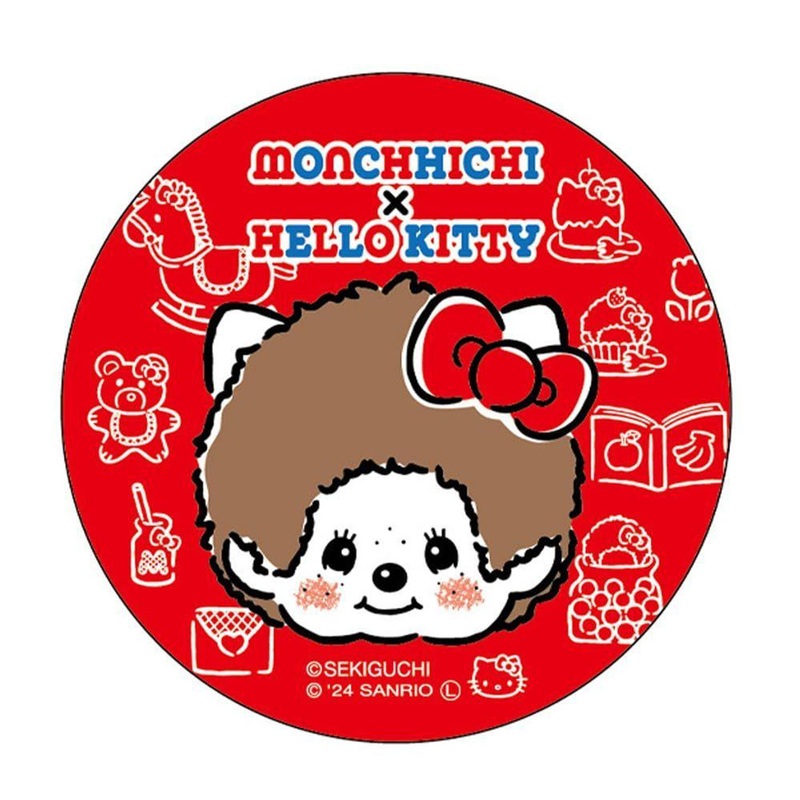 Kcompany Monchhichi Hello Kitty Can Badge (Face)