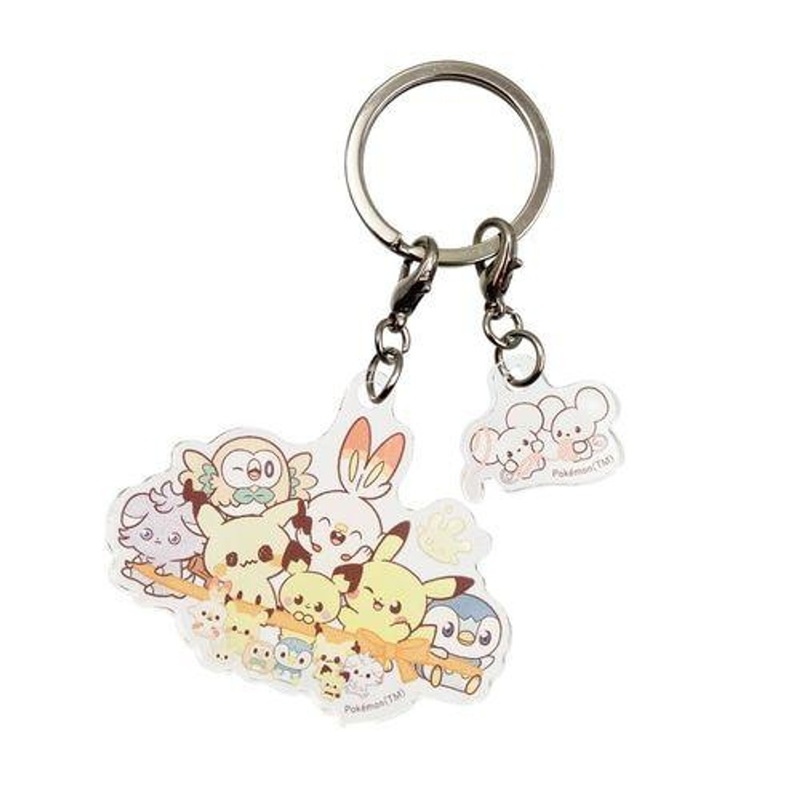 Pokemon Center 2 Chain Keyholder Collection Plushie PokePeace