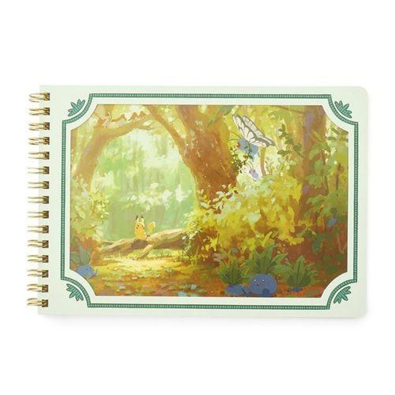 Pokemon Center Original A5 Ring Notebook P’atelier Meeting Forest