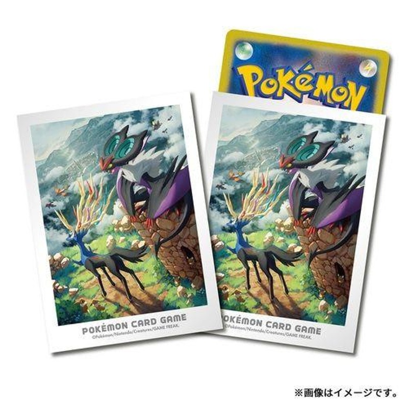 Pokemon TCG Deck Sleeves Kalos Adventure Xerneas & Noivern