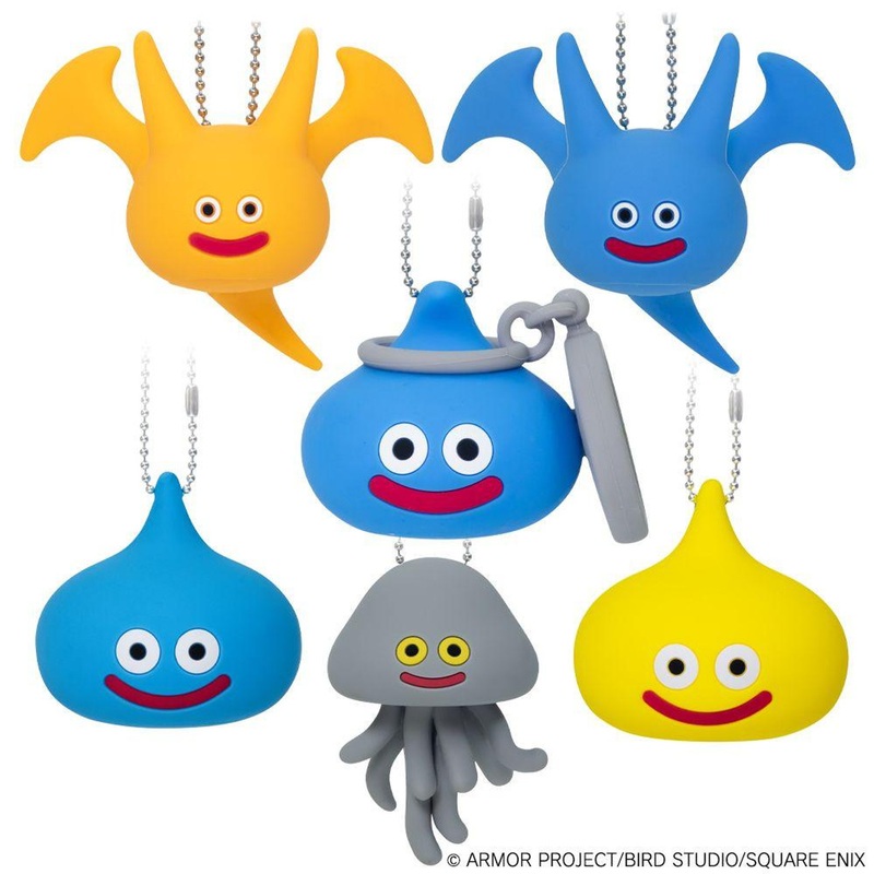 Square Enix Dragon Quest: 3D Silicone Monster Keychains – Slamichi Appears! 12 Packs/Box