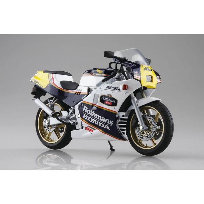 Aoshima SKYNET 1/12 Honda NSR250R SP ’88 Seychelles Night Blue/White Finished Model