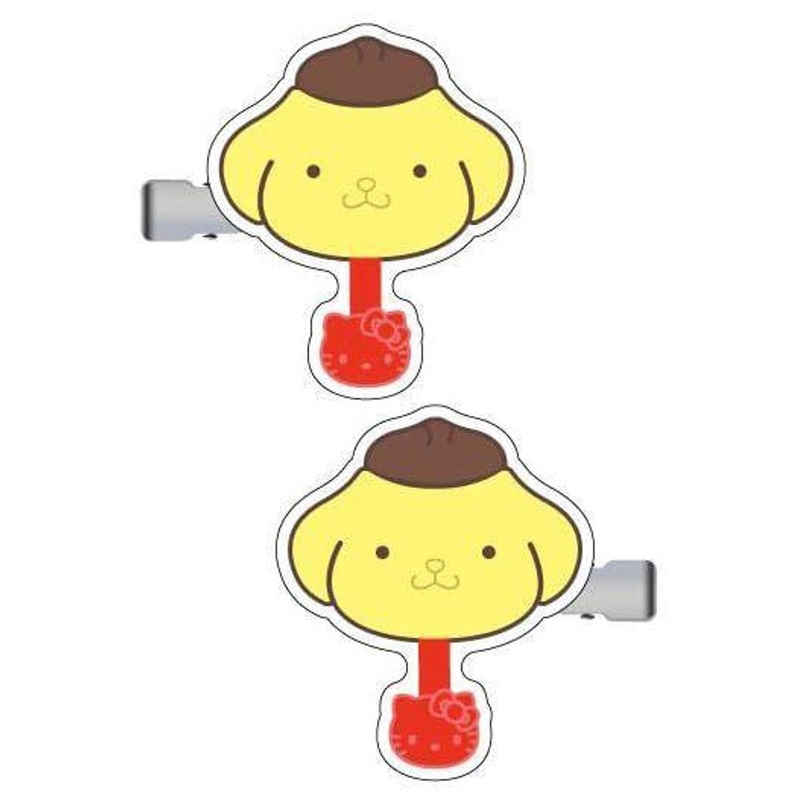 HASEPRO Sanrio C Chocolate Hair Clip 04 Pompompurin