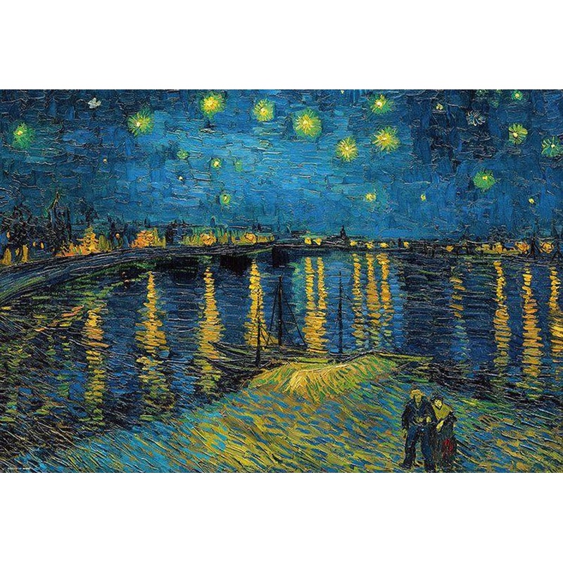 Jigsaw Puzzle Starry Night Over the Rhne (1000 Pieces)