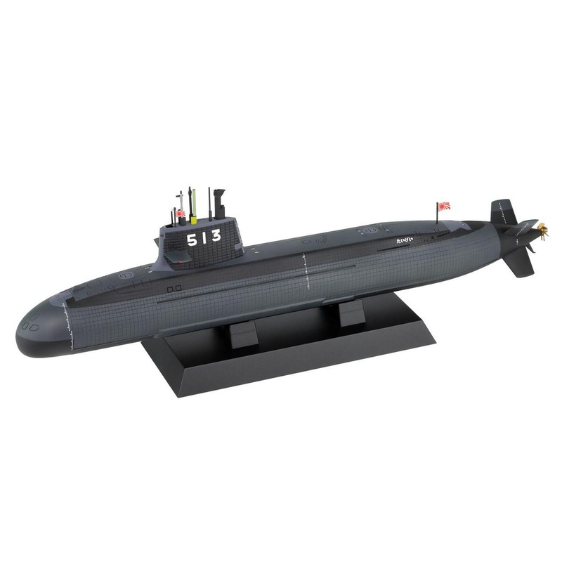 Pit-Road 1/350 JBM Series Japan Maritime Self-Defense Force Submarine SS-513 Taigei Finished Model