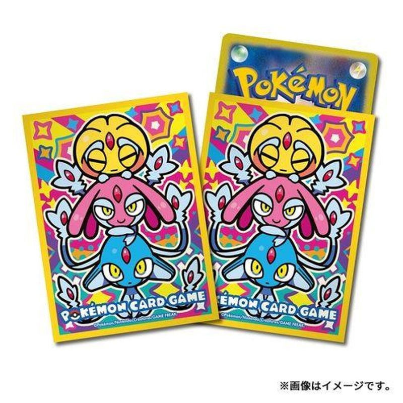 Pokemon Card Game TCG Deck Sleeves Colorful Triple Uxie & Mesprit & Azelf