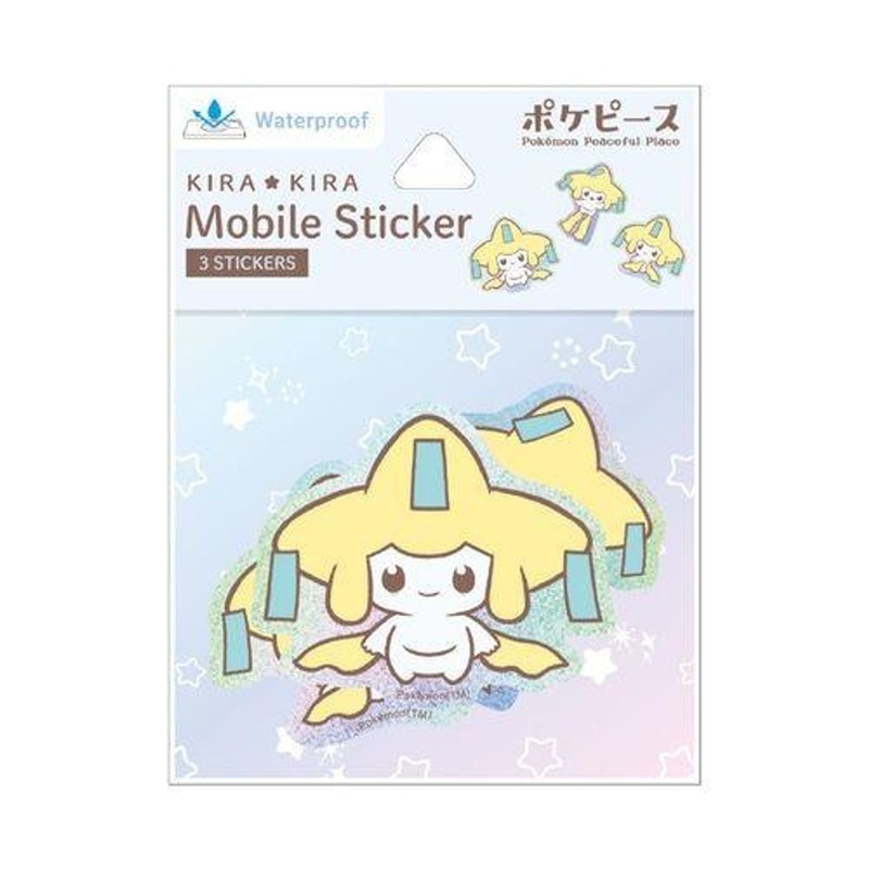 Pokemon Center PokePeace Mobile Sticker Jirachi 925G