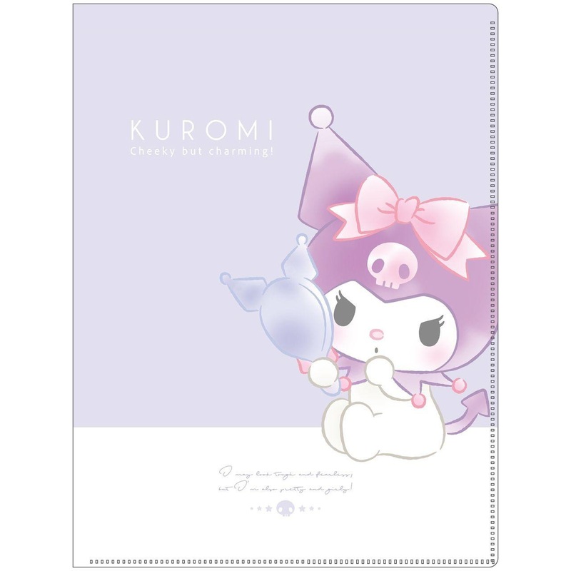 T’s Factory Sanrio 3D Hardcover 6P Clear File Kuromi