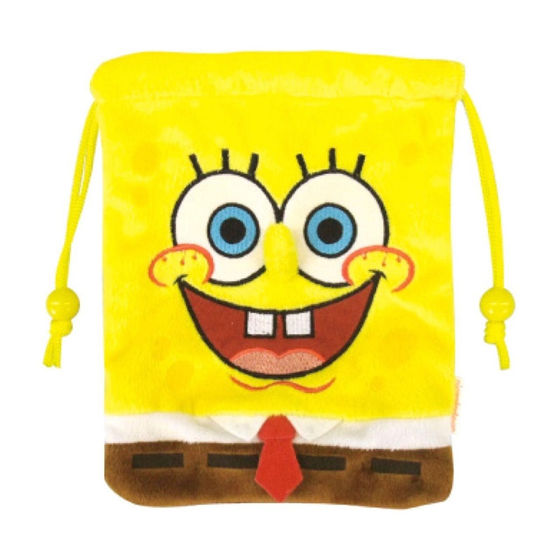 T’s Factory SpongeBob Squarepants Plush Drawstring Pouch