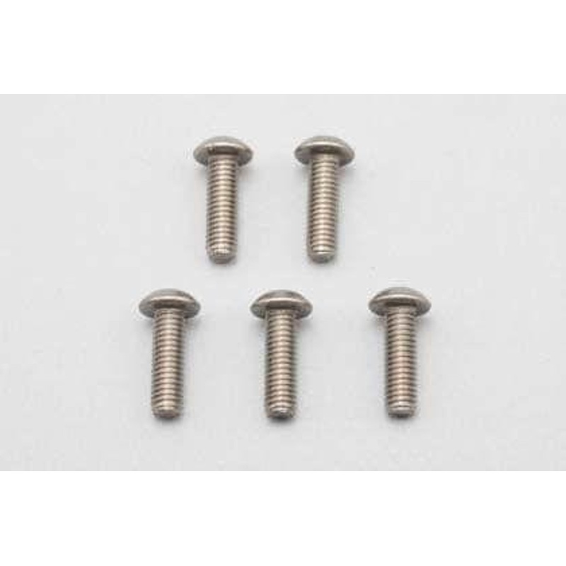 Yokomo ZC-BH310TA M3x10mm BHS Screw 5 Pieces Included Titanium Hexagonal Hole