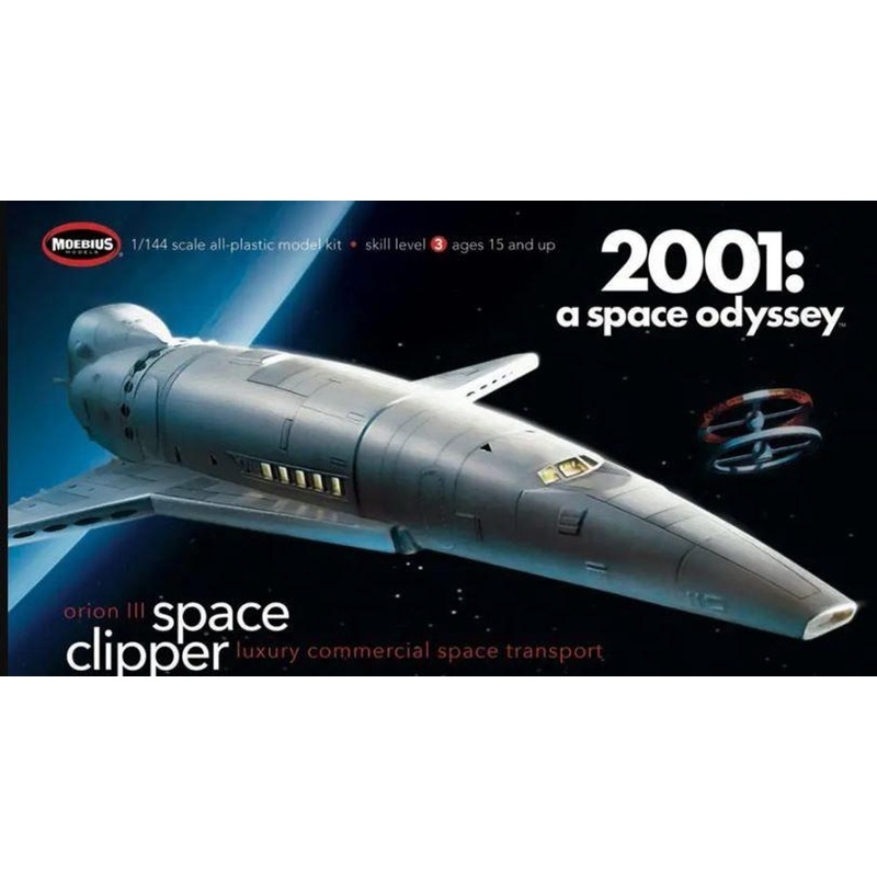 2001: A Space Odyssey 1/160 Orion Space Clipper Plastic Model