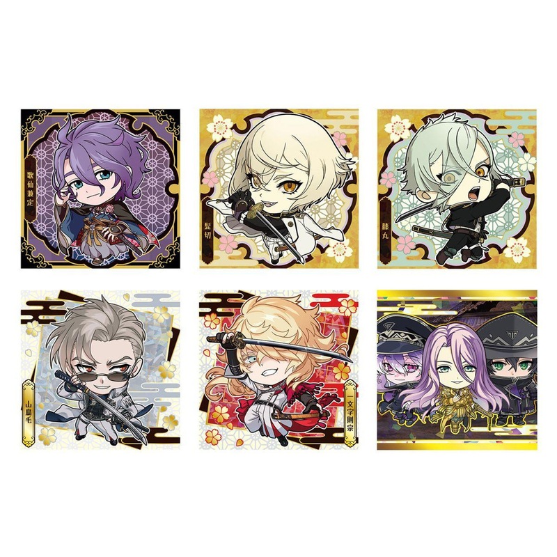 Bandai Candy Niformation Touken Ranbu ONLINE Sticker Collection 20pcs Box