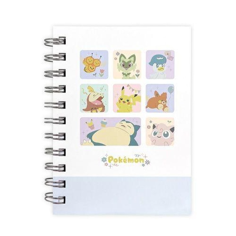 Pokemon Center A6W Ring Notebook / Colorful Style