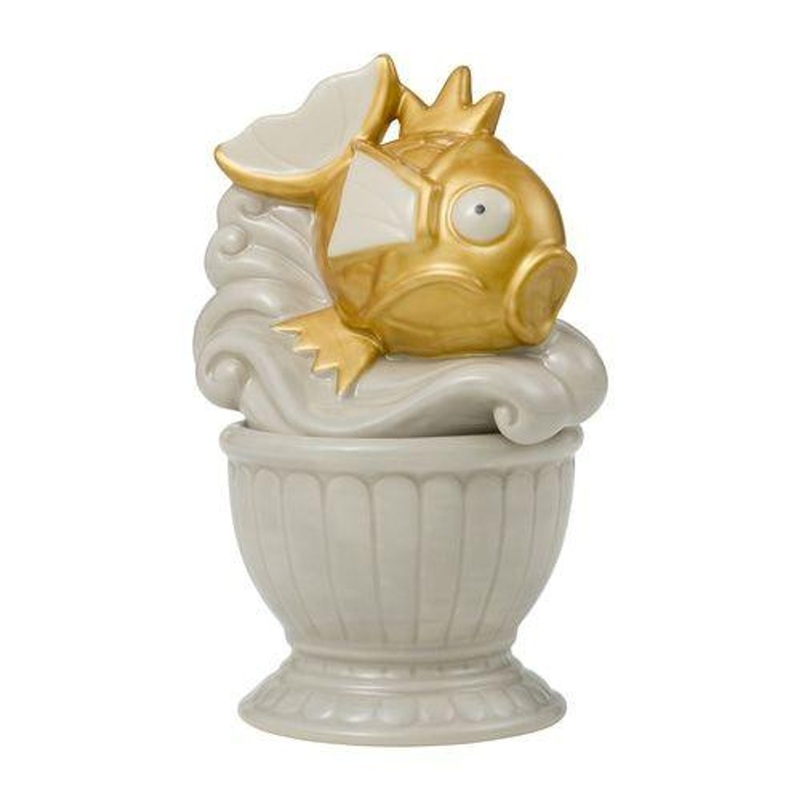 Pokemon Center Original Golden Magikarp Statue Canister