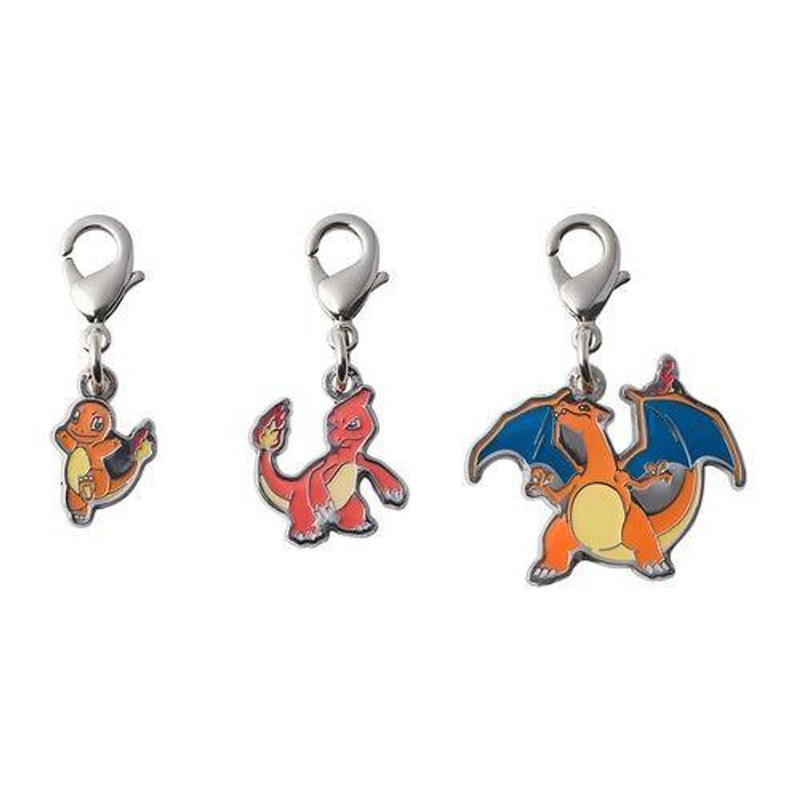 Pokemon Center Original National Pokedex Metal Charm 004- 005- 006