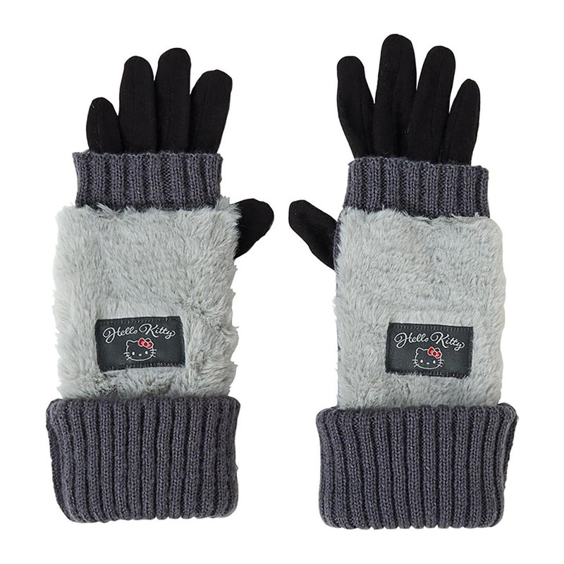 Sanrio Hello Kitty 3-Way Gloves Smartphone Compatible Arm Cover Cold Protection