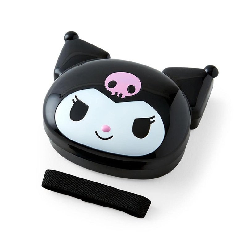 Sanrio Kuromi Face-Shaped Lunch Box Bento Box Microwave Safe