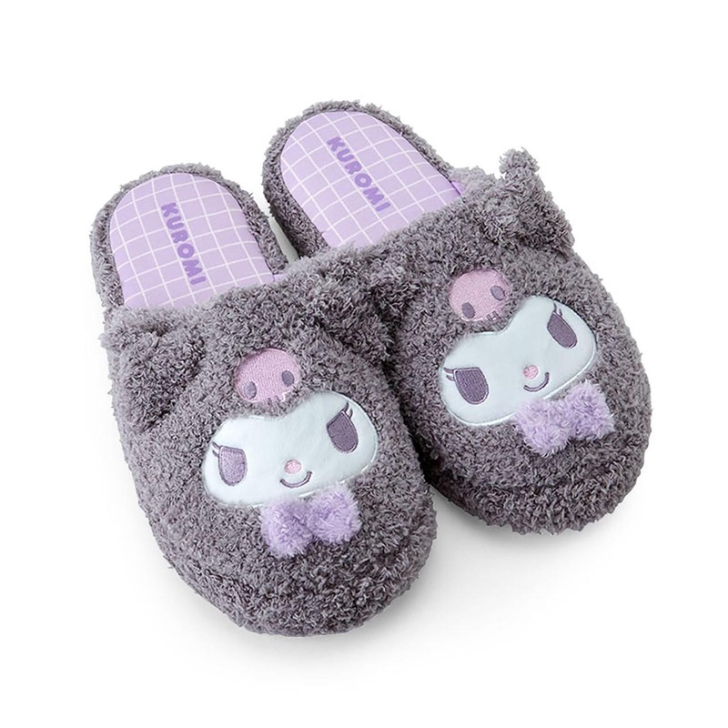 Sanrio Kuromi Face-Shaped Slippers 25cm 287539