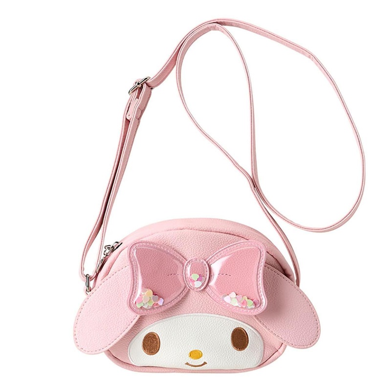 Sanrio My Melody Kids Face-Shaped Shoulder Bag, Children’s Gift 274810
