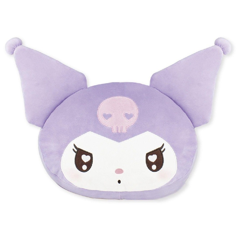 T’s Factory Sanrio Mochi Face Cushion Uru-Uru / Kuromi