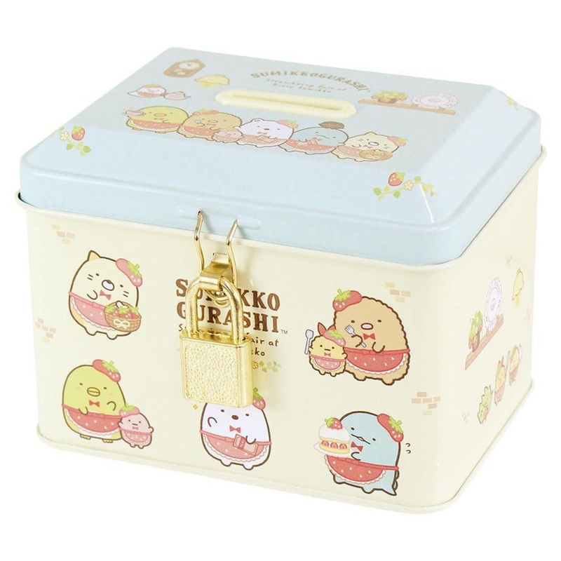 T’s Factory Sumikko Gurashi Lockable Tin Bank