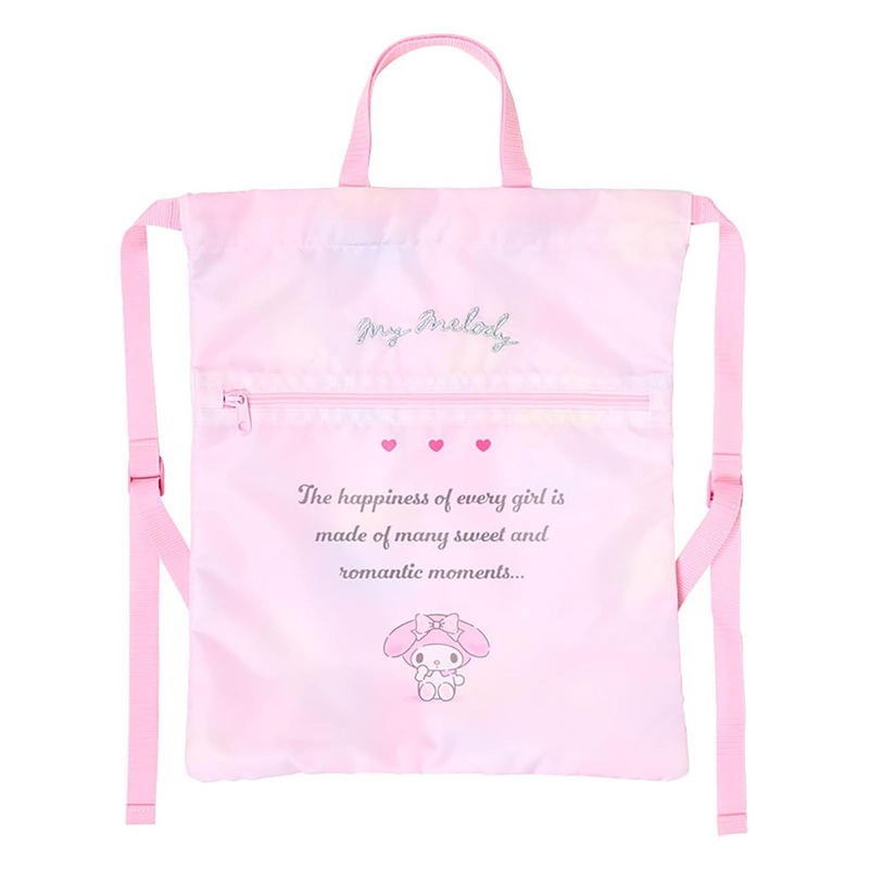 Sanrio My Melody Knapsack Children’s Gym Clothing Bag with Name Space 534307