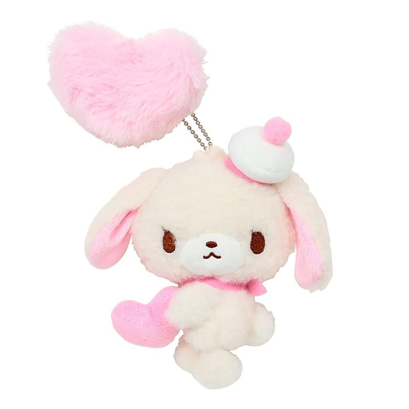 Sanrio Other Mascot Holder (Heisei Era Character Fluffy Heart) Sugarbunnies (Shirousa) 199303