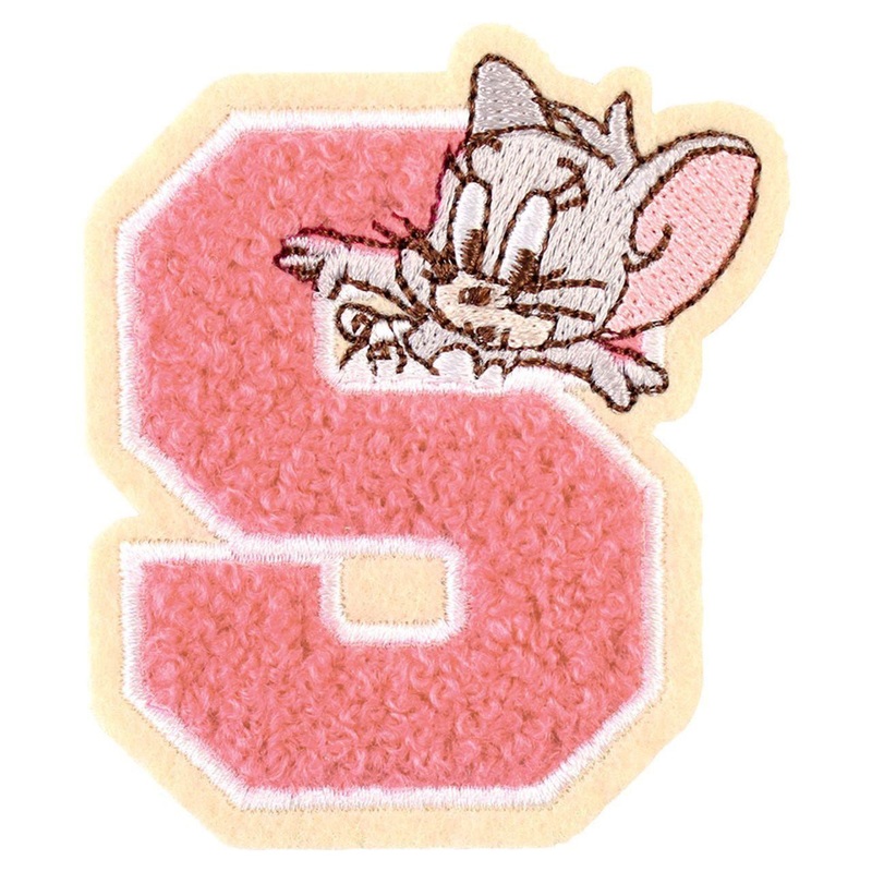 T’s Factory Tom And Jerry Moco Moco Initial Embroidered Sticker TF/S