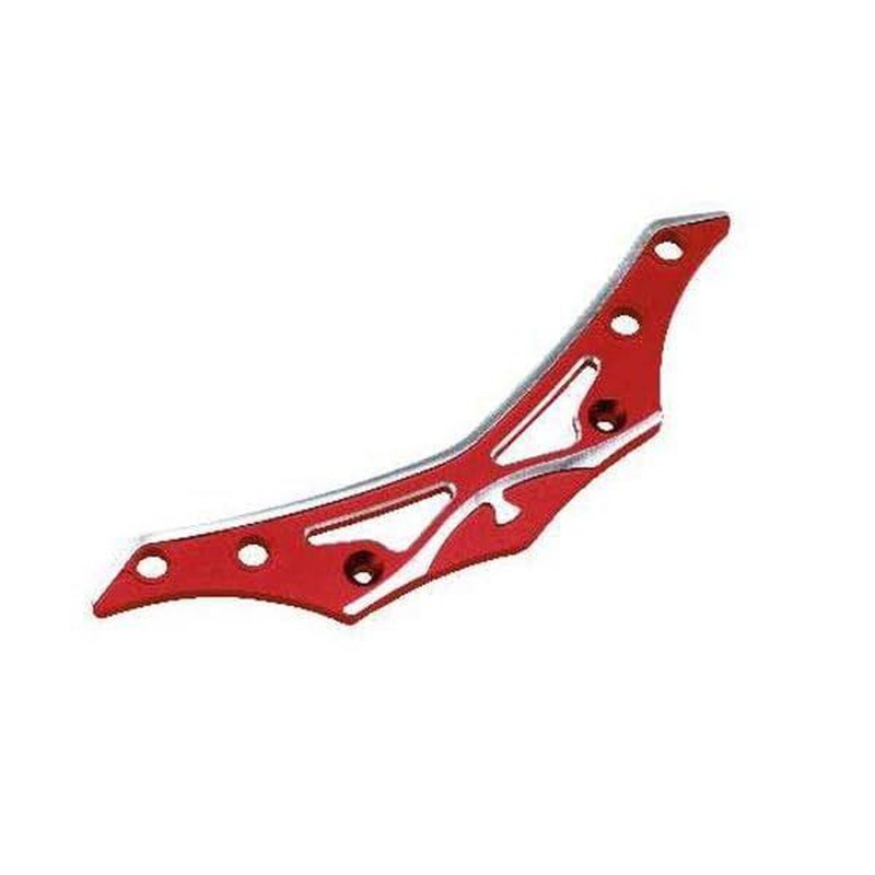 Yokomo Y2-R001BA Aluminum Front Bumper Brace Diameter For Use With RD/SD/MD Series Chamfer (Red)