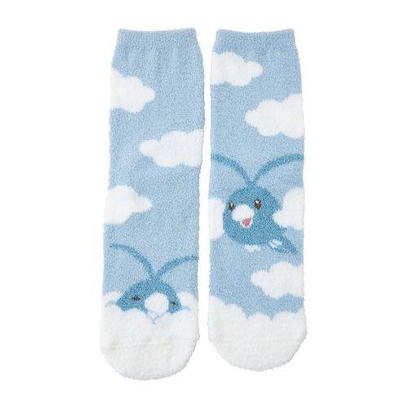 Pokemon Center Original Fluffy Socks Swablu (23-25cm)