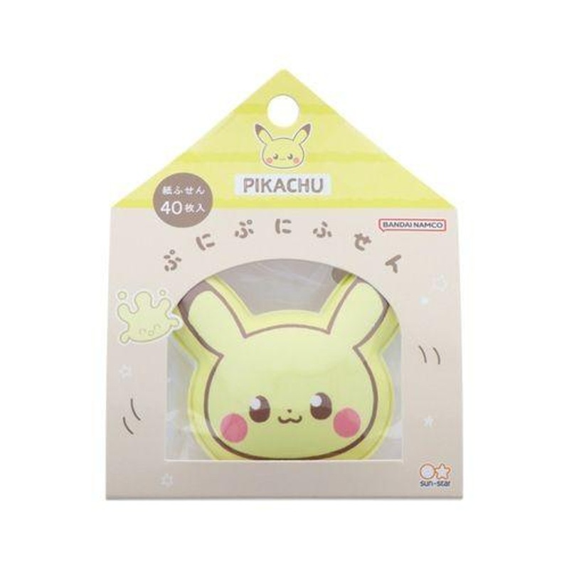 Pokemon Center Puni Puni Sticky Notes PokePeace Pikachu