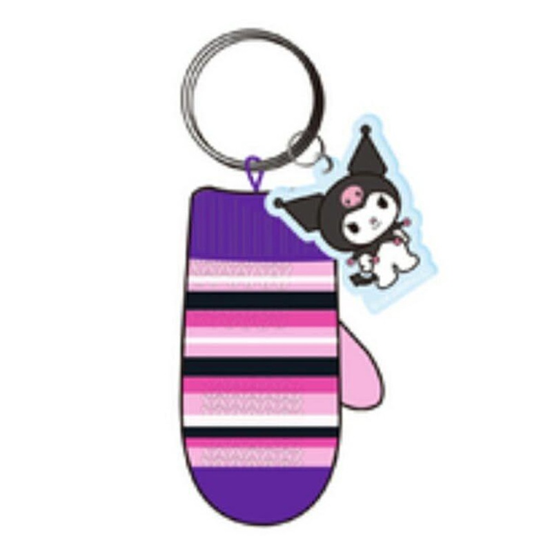 Sanrio C Miniature Knit Charm Mitten Kuromi