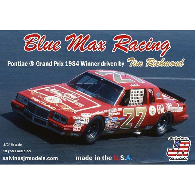 1/24 NASCAR ’84 Pontiac Grand Prix “Tim Richmond” Blue Max Racing Plastic Model
