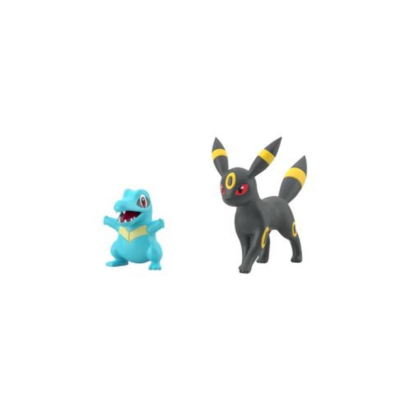 Bandai Candy Pokemon Scale World Johto Region No.13 Totodile & Umbreon