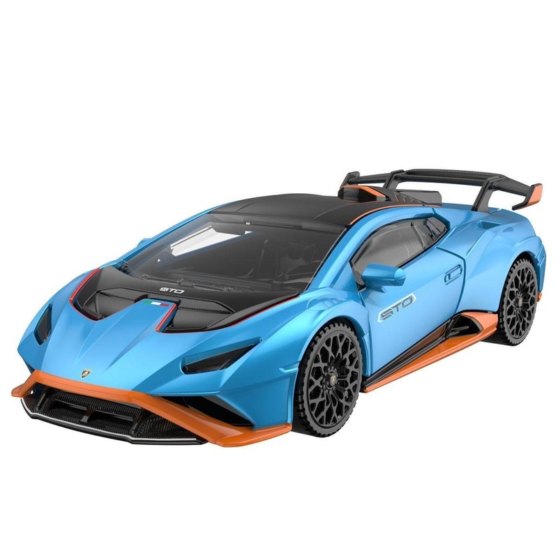 Doyusha 1/43 Lamborghini Huracan STO Blue (Mini Car) Plastic Model