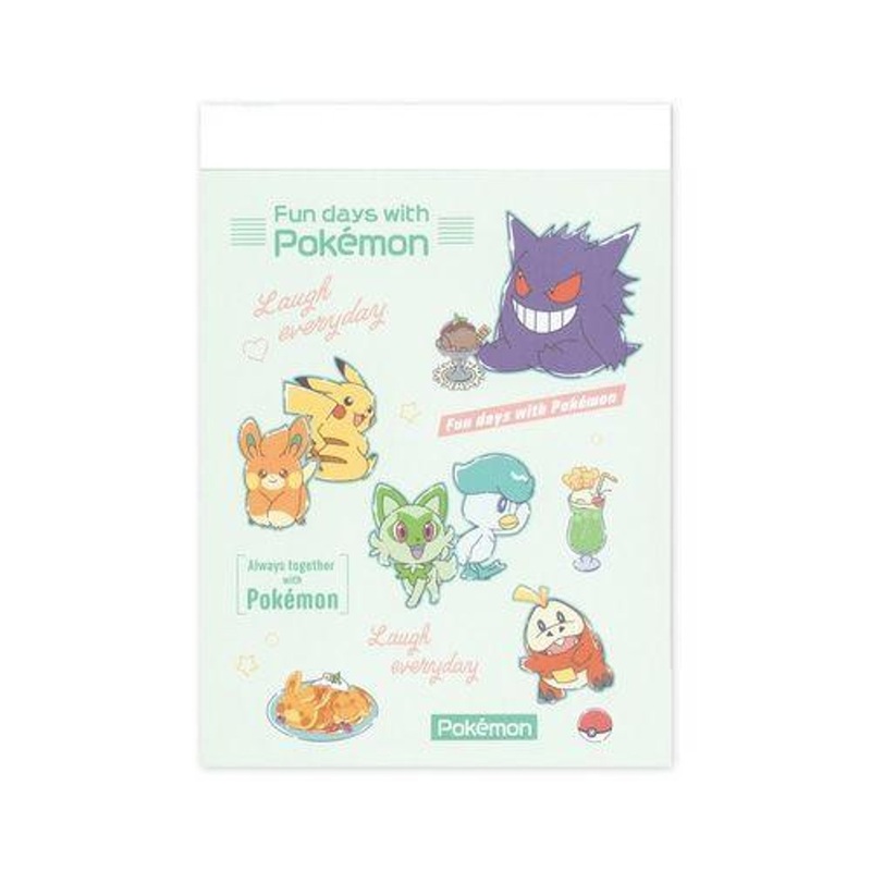 Pokemon Center Mini Memo / Cafe Logo Alignment